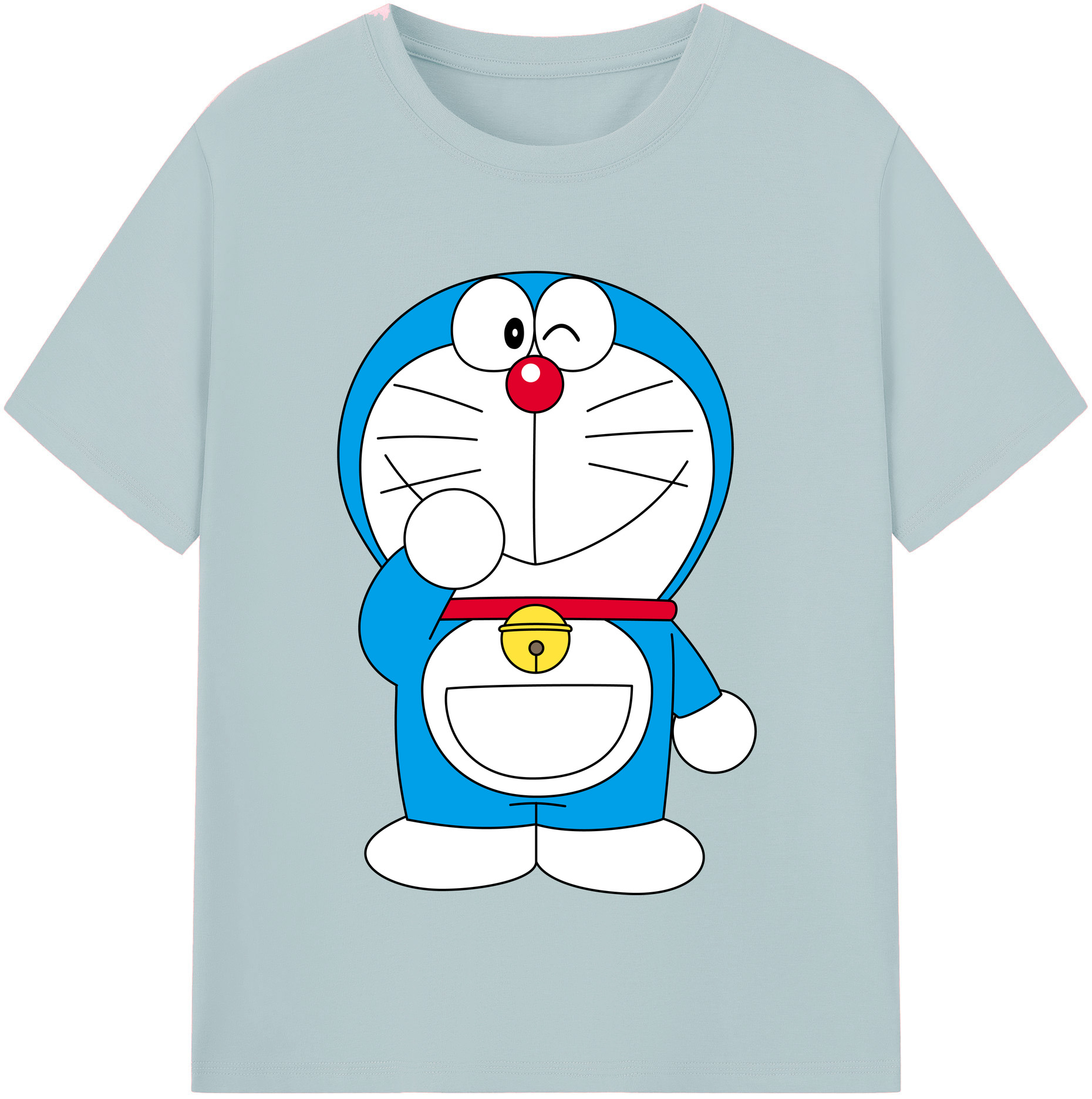 （画像用） ドラえもん Doraemon 綿100％半袖Tシャツ（フロントプリント）